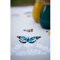 kruissteekpakket voorbedrukt vlinderdans 80x80cm