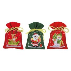 Kruidenzakje kit Kerstfiguren set van 3