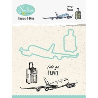Holiday diecut & Clearstamp set "Plane"
