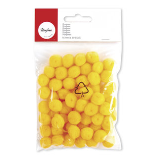 Pompons, mais, 15mm, 60st.