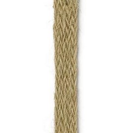 Jute lint plat beige / natuurlijk - 8 MT 10MM