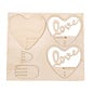 Rayher Houten steekdeel "Love" 10cm