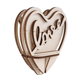 Rayher Houten steekdeel "Love" 10cm