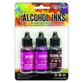 Ranger Alcohol Ink Ink Kits Teal/Blue Spectrum 3x15ml  Tim Holtz