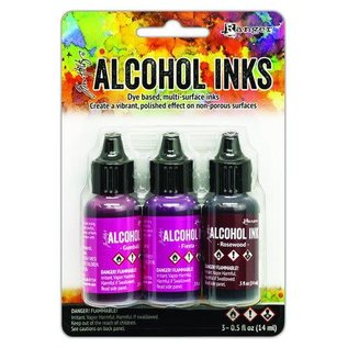 Ranger Alcohol Ink Ink Kits Teal/Blue Spectrum 3x15ml  Tim Holtz