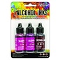 Ranger Alcohol Ink Ink Kits Teal/Blue Spectrum 3x15ml  Tim Holtz