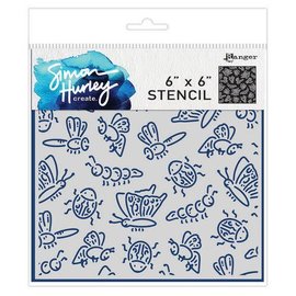 Ranger SH Stencil 6"x6" Cordial Critters