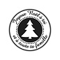 Houten stempel Joyeux Noel a toi 3cm