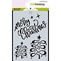 CraftEmotions mask stencil Christmas - Merry Christmas A6