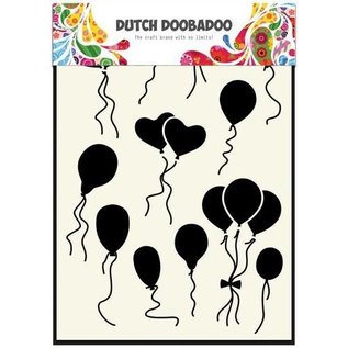 Dutch Doobadoo Dutch Mask Art stencil A5 Ballonnen nromaal + hartvorm
