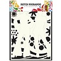 Dutch Doobadoo Dutch Mask Art stencil flower power 2   A4