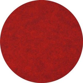 Vilt op rol breedte 45cm M752 rood per meter