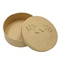 Ecochape ronde doos met handen 15x5cm