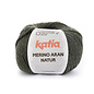 Merino Aran Natur 200 donkergroen bad 11172