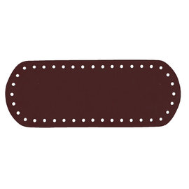 Tassenbodem Leder 8x21cm Chocolade Bruin