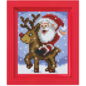 Pixelpakket - Kerstman op rendier
