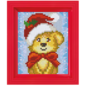 Pixelpakket hond met kerstmuts
