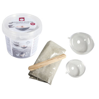 Kit Beton creatif Coupe, 250g beton y compr. accessoires, sceau