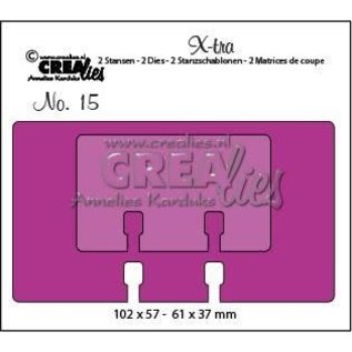 Crealies X-tra nr.15 memorydex + memorydex mini