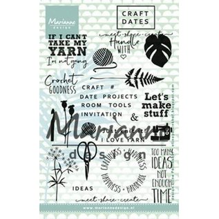 Marianne Design Clear Stamp craft dates 1