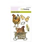 Clearstamps A6 - Chicken with Chicks