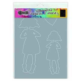 Ranger Dylusions Stencils - Silhouettes Martha