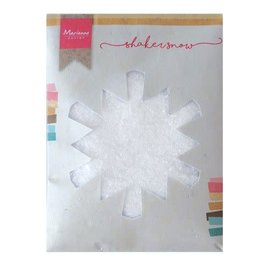 Marianne Design shaker snow - fijne sneeuw met glitter  50g