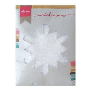 Marianne Design shaker snow - fijne sneeuw met glitter  50g