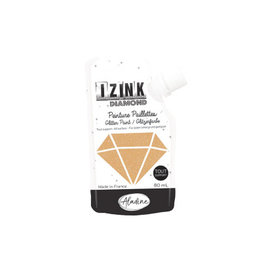 IZINK Diamond glitterverf/pasta - 80ml, Lichtgoud