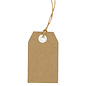 Kraft tags 30x50mm, 25st.