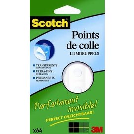 Scotch permanente lijmdruppels transparant