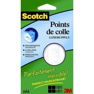 Scotch permanente lijmdruppels transparant