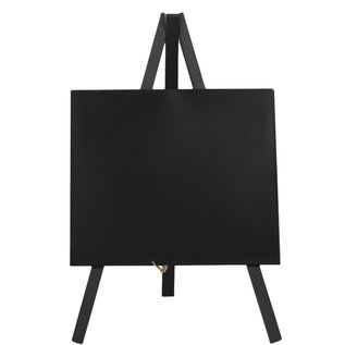 Securit Mini Tripod Table Chalkboard Easel, 24x15cm