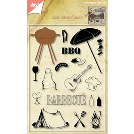 Snij stencil/stempel - BBQ pakket