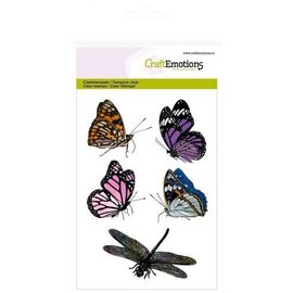 Clearstamps A6 - Butterflies dragonfly