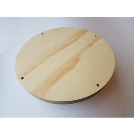 Wood - Macramé - plank rond 25cm