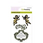 CraftEmotions clearstamps A6 - engeltjes ornament label