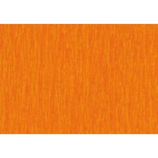 Crepepapier fel oranje 250x50cm