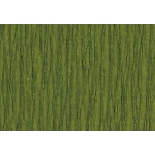 Crepepapier olijfgroen 250x50cm