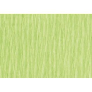 Crepepapier wit groen 250x50cm