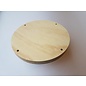 Wood - Macramé - plank rond 20cm