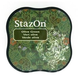 Stazon inktkussen Midi Olive Green