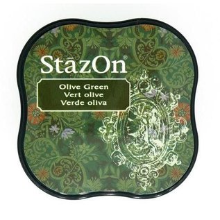 Stazon inktkussen Midi Olive Green