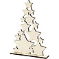 Kerstboom met sterren, h: 29,8cm, b: 21,5cm