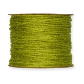 Jute koord 2mm, 50m groen