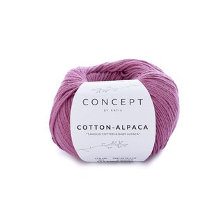 Cotton-Alpaca 89 donkerroze bad 09575