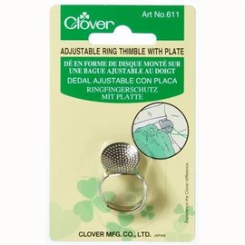 Clover Ajustable Ring Thimble Plate