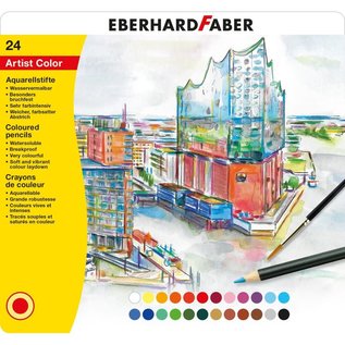 EberhardFaber Aquarelkleurpotloden metalen etui 24st.