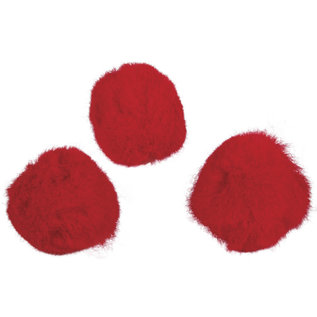 Pompons Rood 20mm 50st.