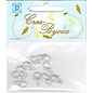 Karabijnslotjes zilverkleur 13mm 10 stuks